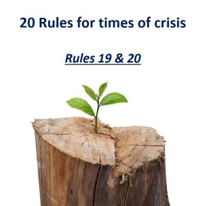 If this feels like a battle, these are the rules –  Rules 19 & 20